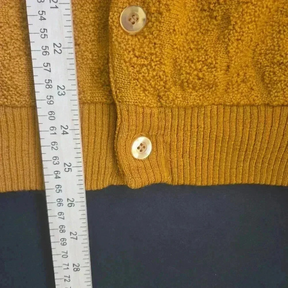 Rare Vintage 1950s-1960s Textured Wool Cardigan by Arena - Size Large - Picture 9 of 11